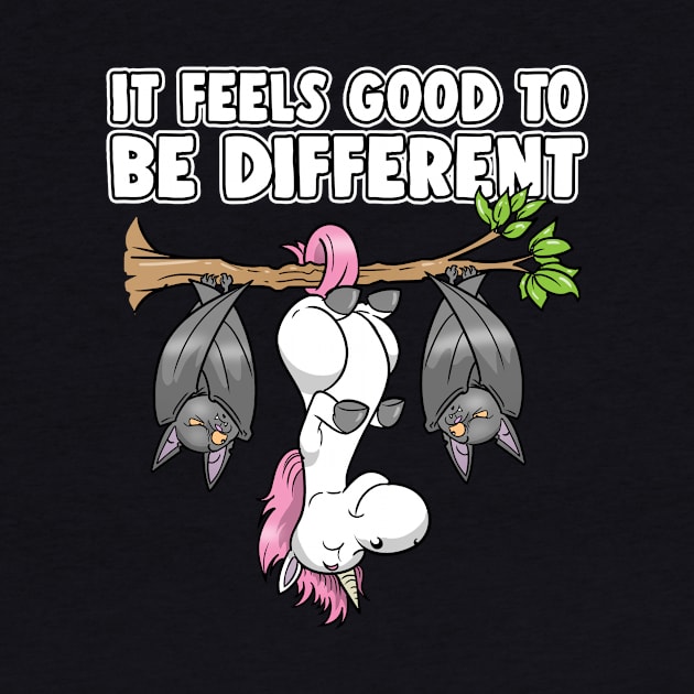 Unicorn Bat Fairytale It Feels Good To Be Different by ModernMode